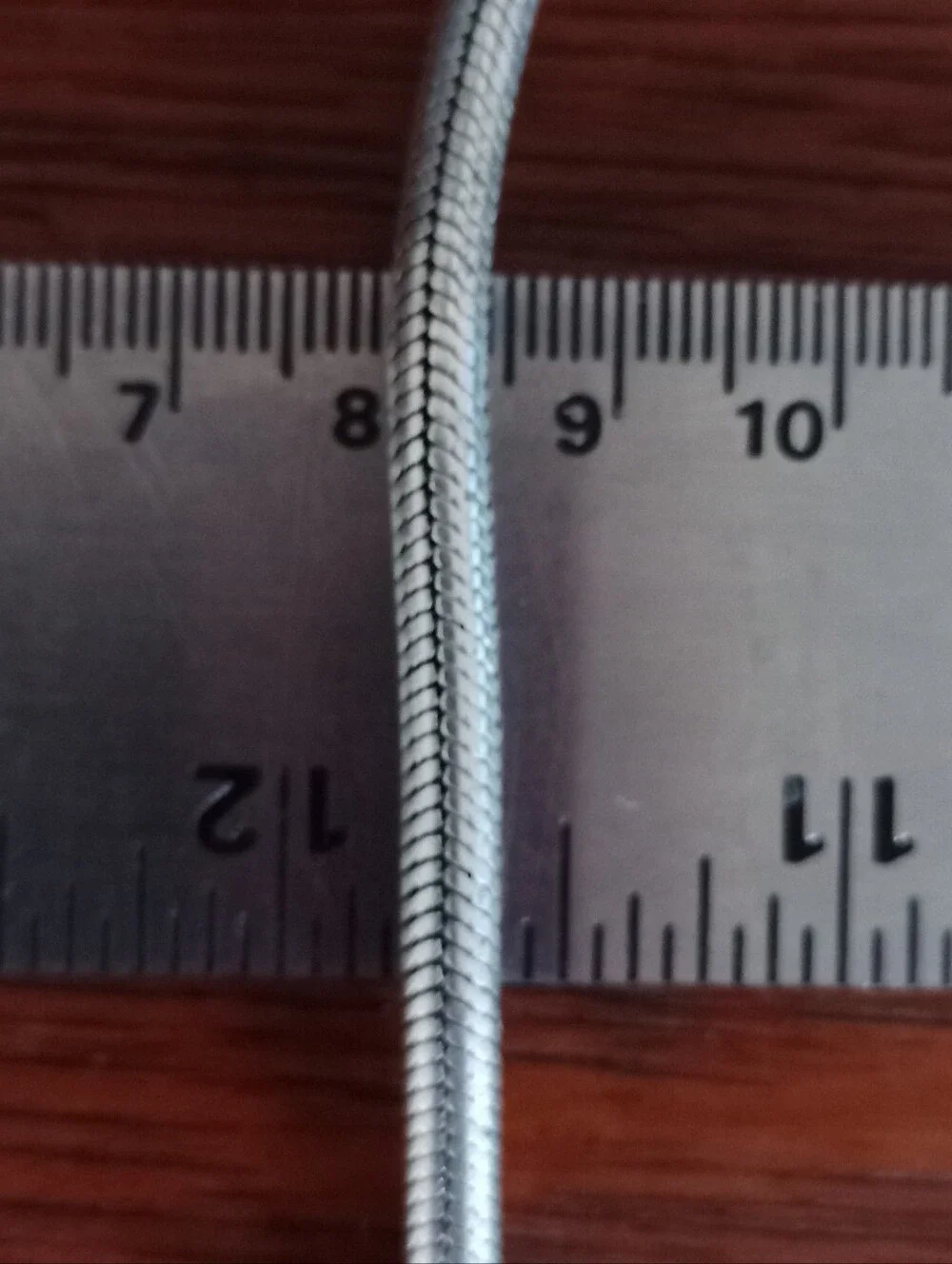 SALE! Unisex .925 Stamped Silver Snake Chain Bracelet 8/8.5